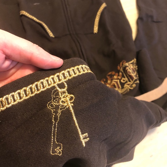 New Ecko Red Hooded Zip Up Jacket/Hoodie Brown - Picture 7 of 7